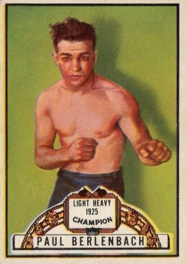 1951 Topps Ringside  Paul Berlenbach #67 Other Sports Card