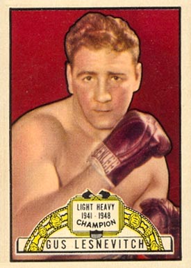 1951 Topps Ringside  Gus Lesnevitch #1 Other Sports Card