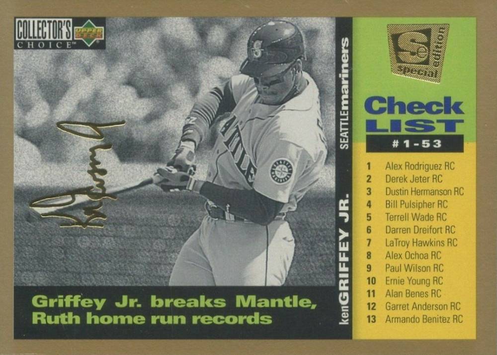 1995 Collector's Choice SE Ken Griffey Jr. #261 Baseball Card