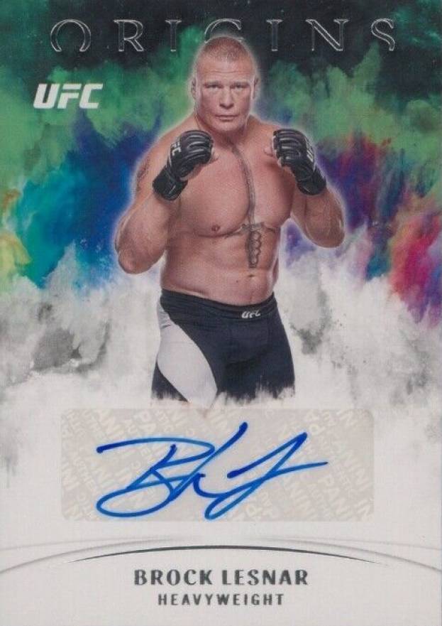 2022 Panini Chronicles UFC Origins Autograph Brock Lesnar #OABLS Other Sports Card