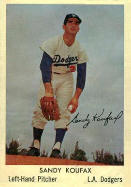 1960 Bell Brand Dodgers Sandy Koufax #9 Baseball Card