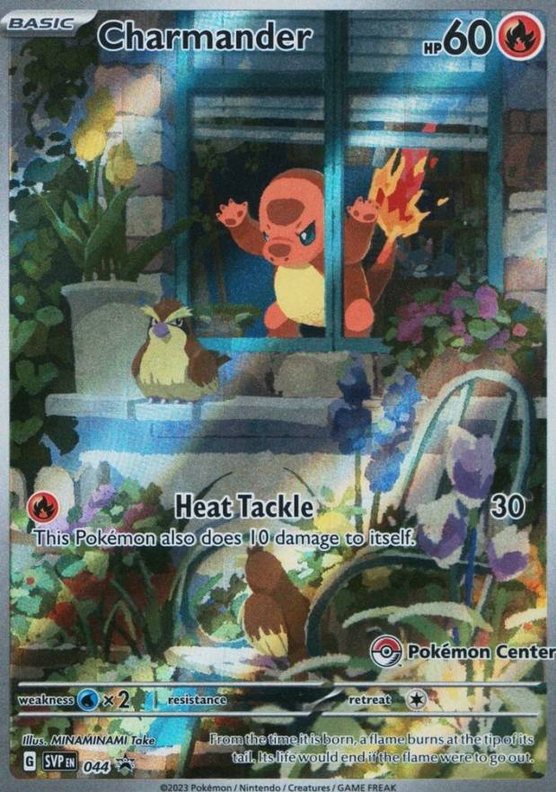 2023 Pokemon SVP EN-SV Black Star Promo Charmander #044 TCG Card