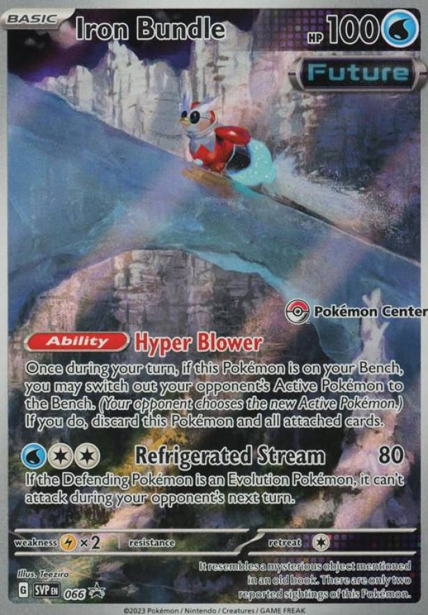 2023 Pokemon SVP EN-SV Black Star Promo Iron Bundle #066 TCG Card