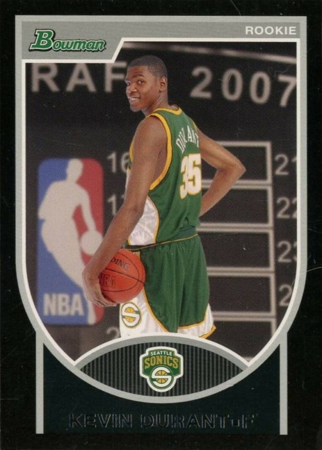 2007 Bowman Kevin Durant #111 Basketball Card