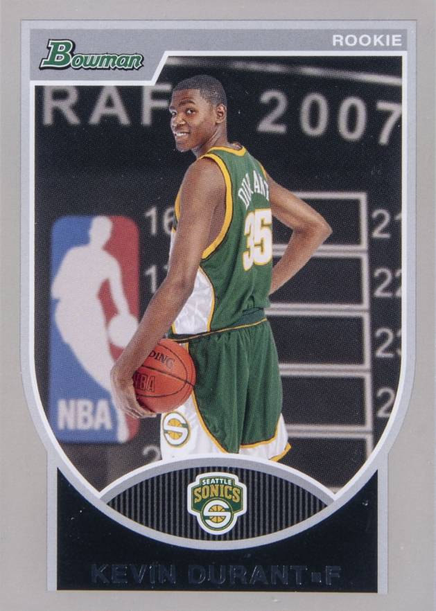 2007 Bowman Kevin Durant #111 Basketball Card