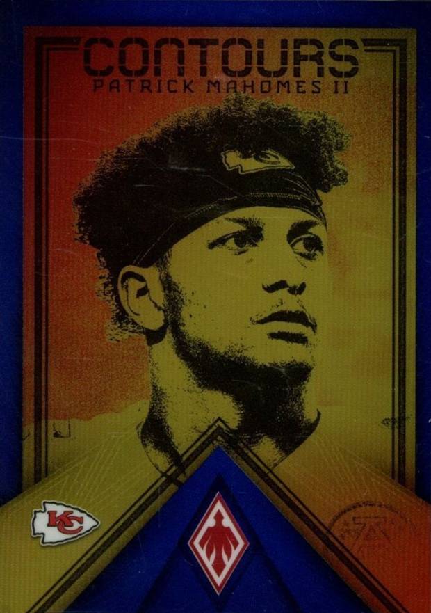 2022 Panini Phoenix Contours Patrick Mahomes II #CT1 Football Card