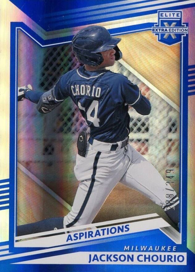 2022 Panini Elite Extra Edition Jackson Chourio #144 Baseball Card