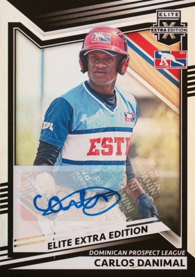 2022 Panini Elite Extra Edition Carlos Danimal #196 Baseball Card