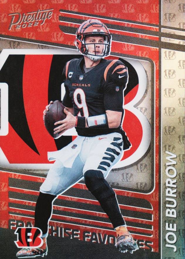 2022 Panini Prestige Franchise Favorites Joe Burrow #FF5 Football Card