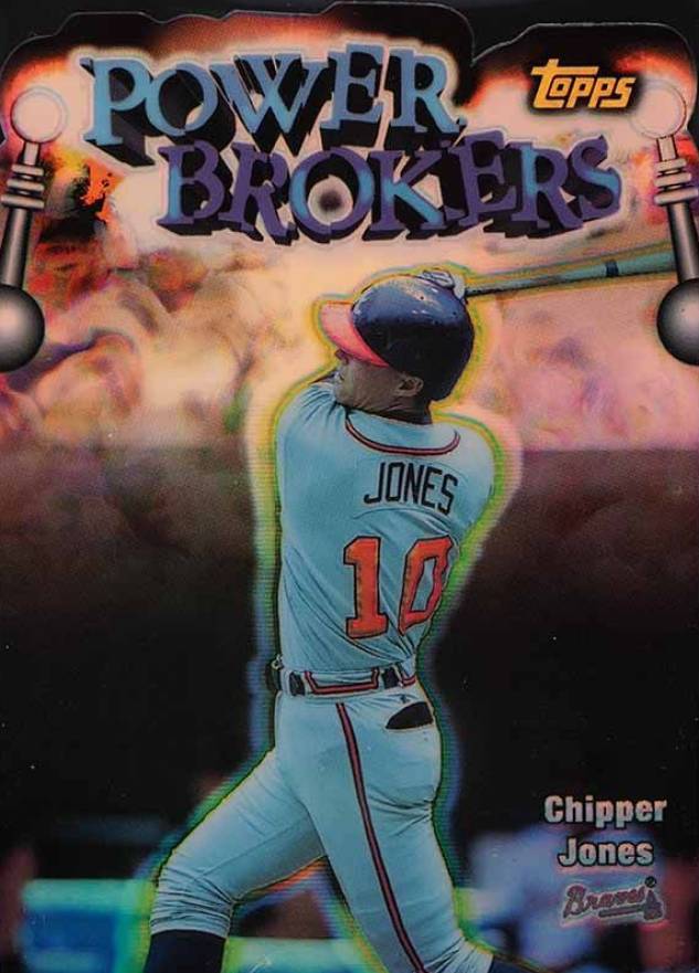 1999 Topps Power Brokers Chipper Jones #PB16 Baseball Card