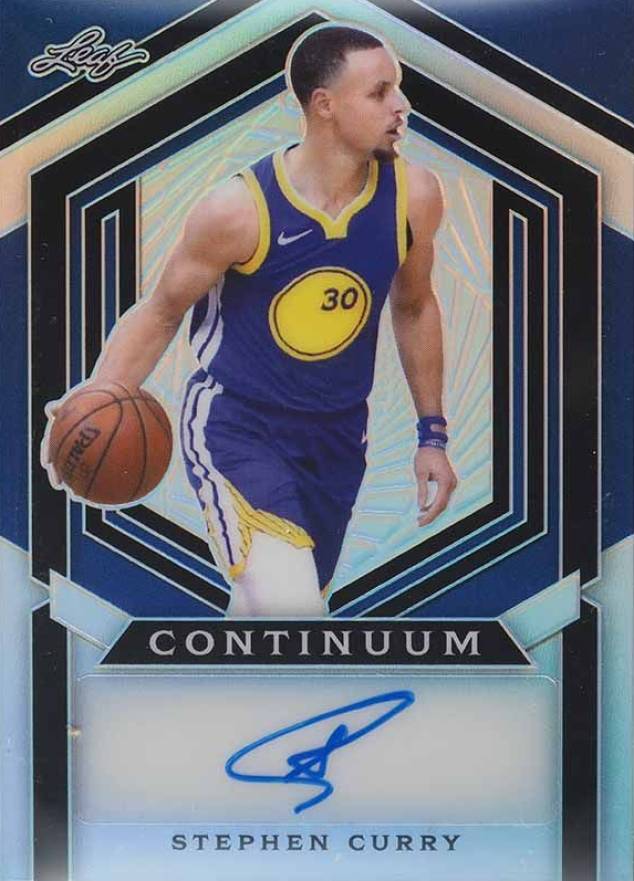 2023 Leaf Metal Continuum Autographs Stephen Curry #MC1 Basketball Card