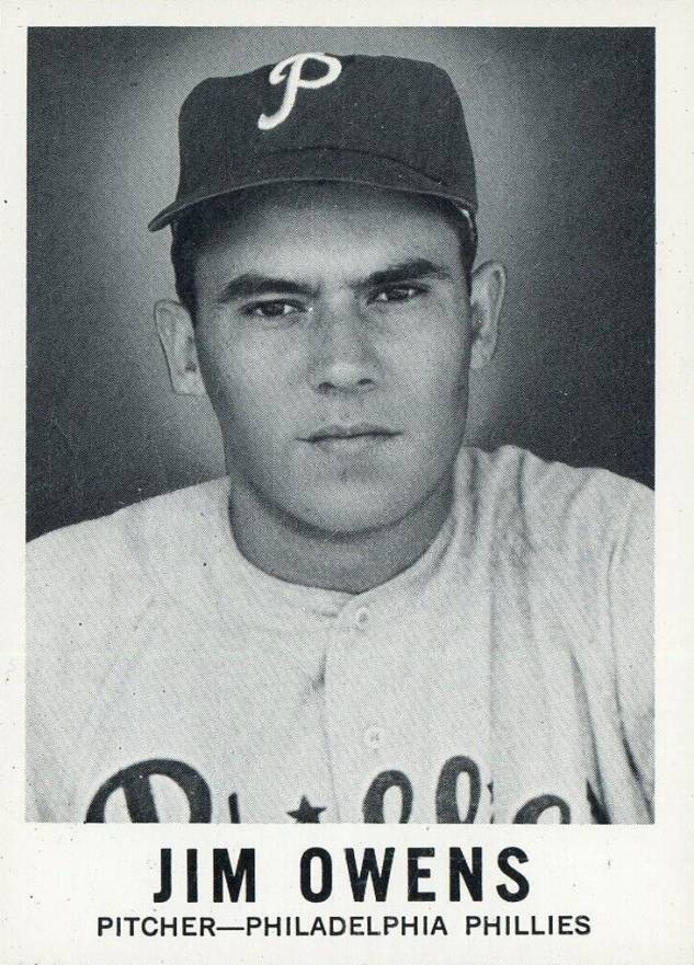 1960 Leaf Jim Owens #39 Baseball Card