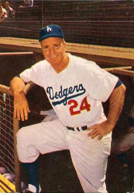 1960 Morrell Meat Dodgers Walt Alston # Baseball Card