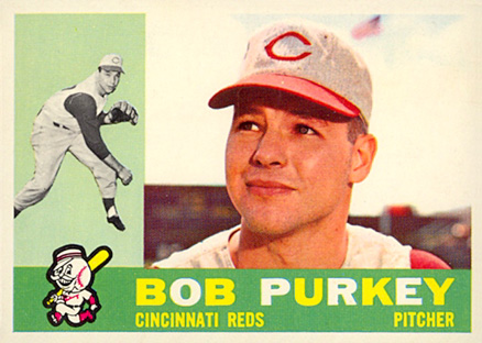 1960 Topps Bob Purkey #4 Baseball Card