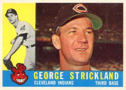 1960 Topps George Strickland #63 Baseball Card