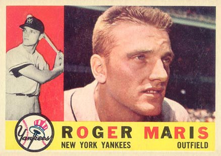 1960 Topps Roger Maris #377 Baseball Card