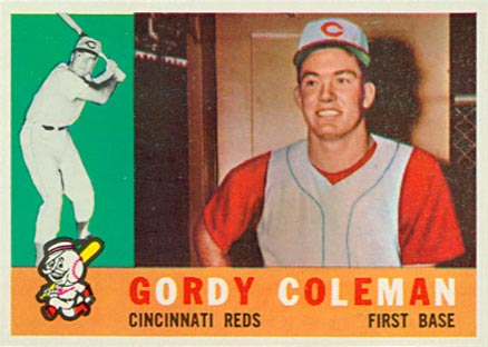 1960 Topps Gordy Coleman #257 Baseball Card