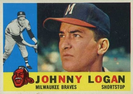 1960 Topps Johnny Logan #205 Baseball Card