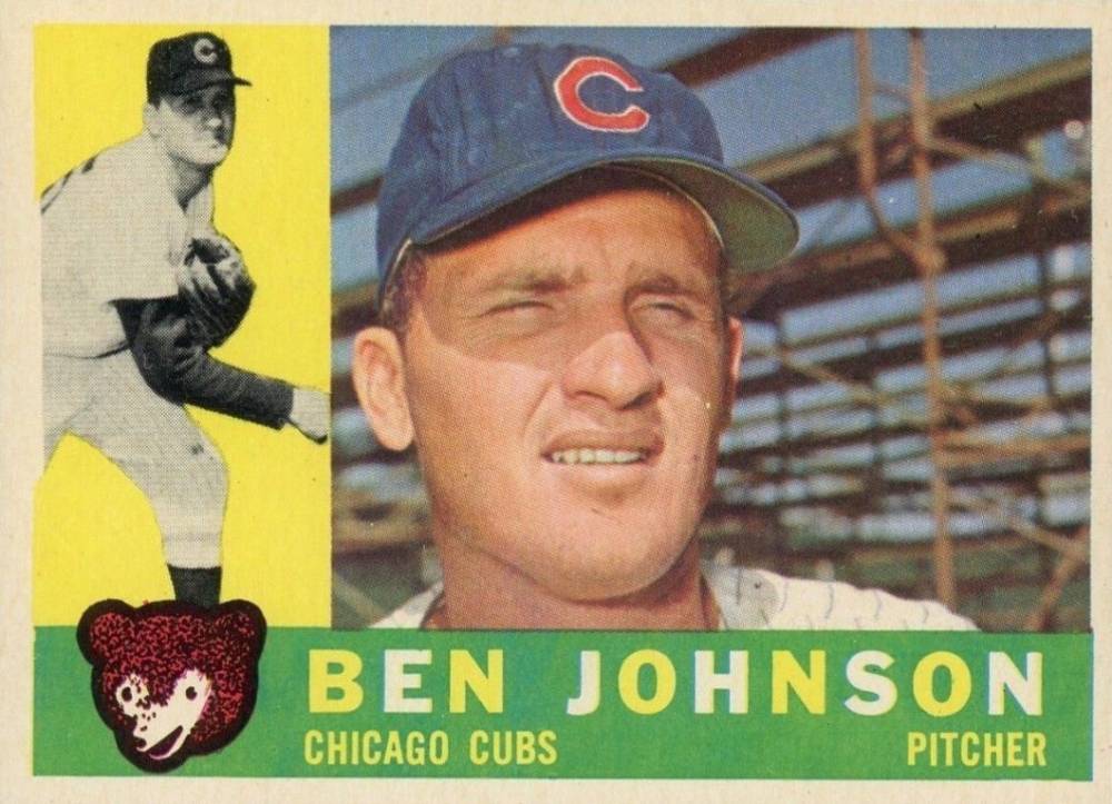 1960 Topps Ben Johnson #528 Baseball Card