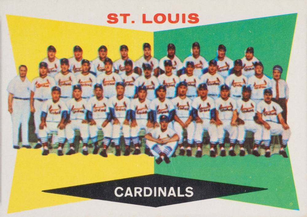 1960 Topps St. Louis Cardinals Team #242 Baseball Card