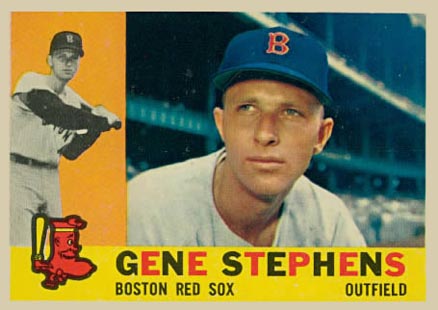 1960 Topps Gene Stephens #363 Baseball Card