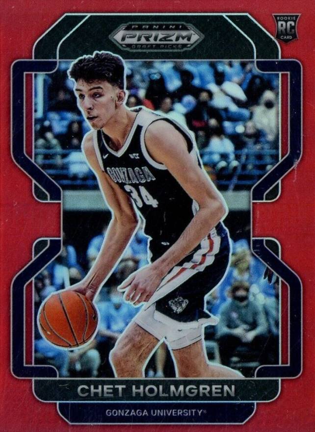 2022 Panini Prizm Draft Picks Chet Holmgren #51 Basketball Card