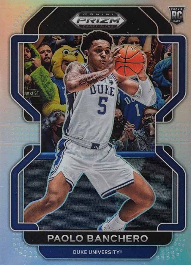 2022 Panini Prizm Draft Picks Paolo Banchero #52 Basketball Card