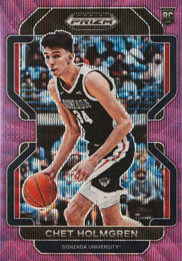 2022 Panini Prizm Draft Picks Chet Holmgren #51 Basketball Card