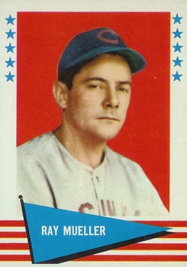 1961 Fleer Ray Mueller #128 Baseball Card