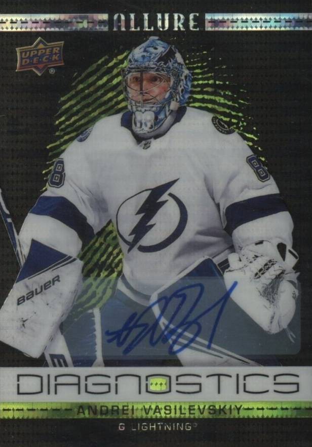 2020 Upper Deck Allure Diagnostics Andrei Vasilevskiy #D8 Hockey Card