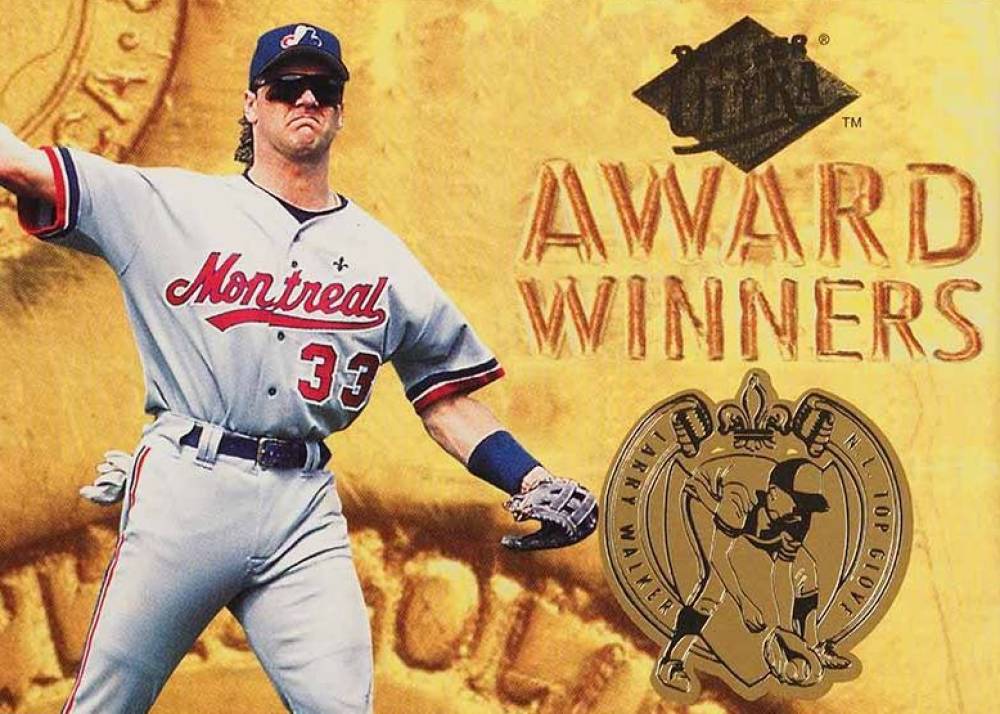 1994 Ultra Award Winners Larry Walker #17 Baseball Card