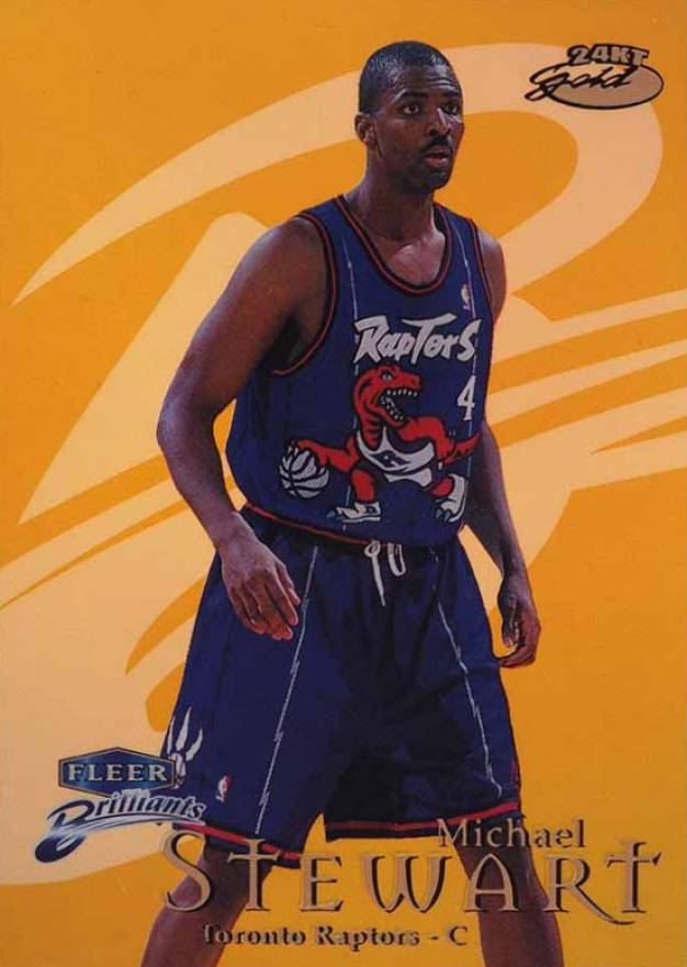 1998 Fleer Brilliants Michael Stewart #85TG Basketball Card