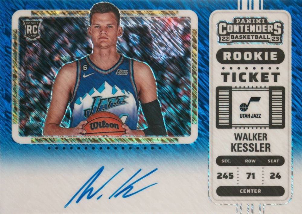 2022 Panini Contenders Walker Kessler #134 Basketball Card