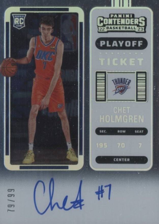 2022 Panini Contenders Chet Holmgren #137 Basketball Card