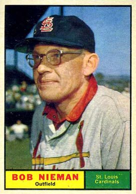 1961 Topps Bob Nieman #178 Baseball Card