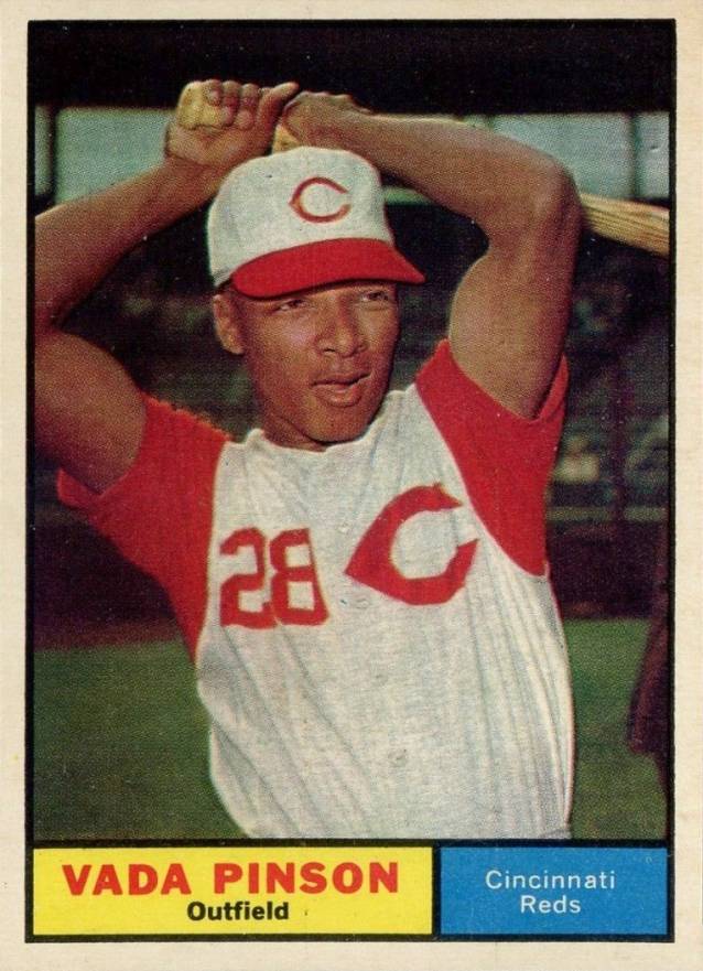 1961 Topps Vada Pinson #110 Baseball Card