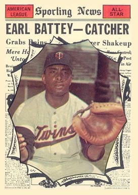 1961 Topps Earl Battey #582 Baseball Card