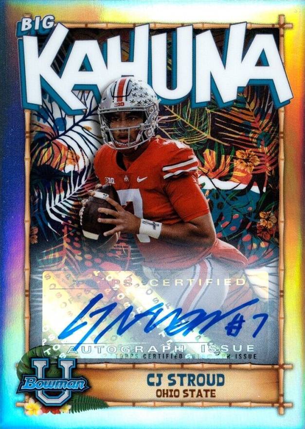 2022 Bowman University the Big Kahuna CJ Stroud #TBK2 Football Card