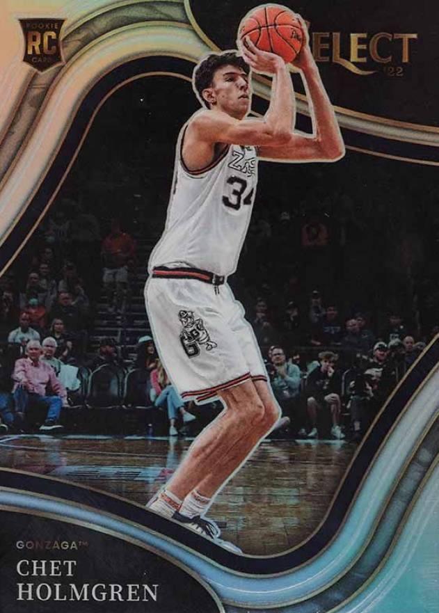 2022 Panini Chronicles Draft Picks Select Chet Holmgren #1 Basketball Card