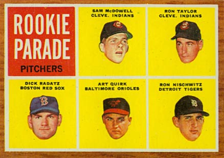 1962 Topps Rookie Parade Pitchers #591 Baseball Card