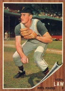 1962 Topps Vern Law #295 Baseball Card