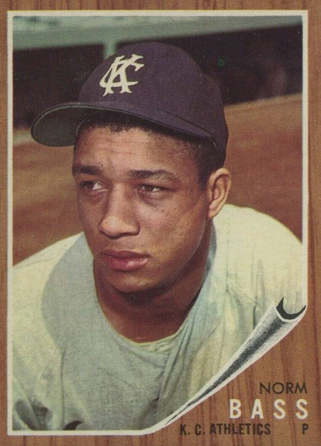 1962 Topps Norm Bass #122 Baseball Card