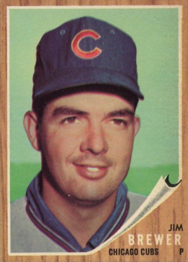 1962 Topps Jim Brewer #191GT Baseball Card