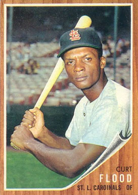 1962 Topps Curt Flood #590 Baseball Card