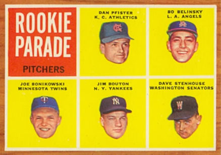 1962 Topps Rookie Parade Pitchers #592 Baseball Card