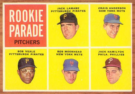 1962 Topps Rookie Parade Pitchers #593 Baseball Card