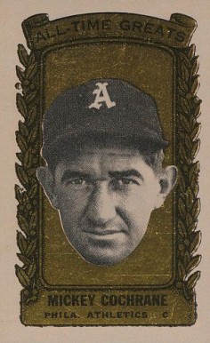 1963 Bazooka All-Time Greats Mickey Cochrane #34 Baseball Card