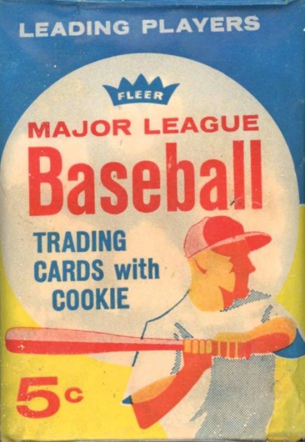 1963 Fleer Wax Pack #WP Baseball Card