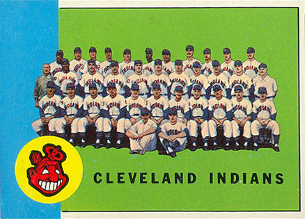 1963 Topps Cleveland Indians Team #451 Baseball Card