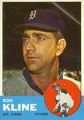 1963 Topps Ron Kline #84 Baseball Card